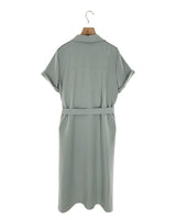 Maxi vestido abotonado