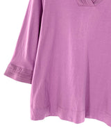 Blusa manga 3/4 escote en V