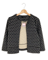 Chaqueta tejida con diseño