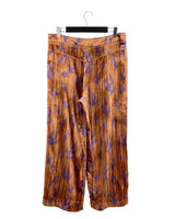 Pantalon wide leg en velvet