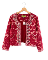 Chaqueta abierta acolchada