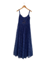 Maxi vestido en blonda