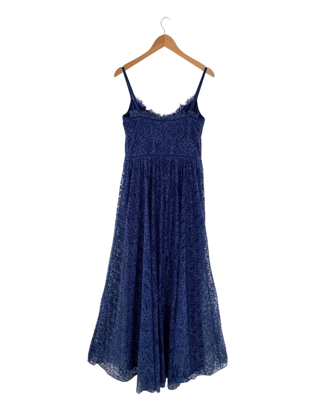Maxi vestido en blonda