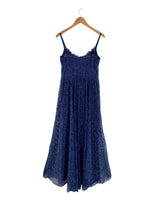 Maxi vestido en blonda
