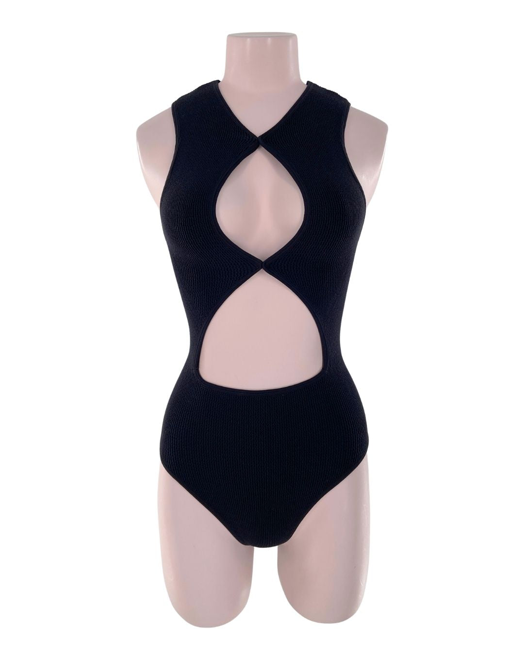Body sleeveless con textura