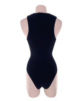 Body sleeveless con textura
