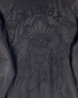 Chaqueta satinada con bordado