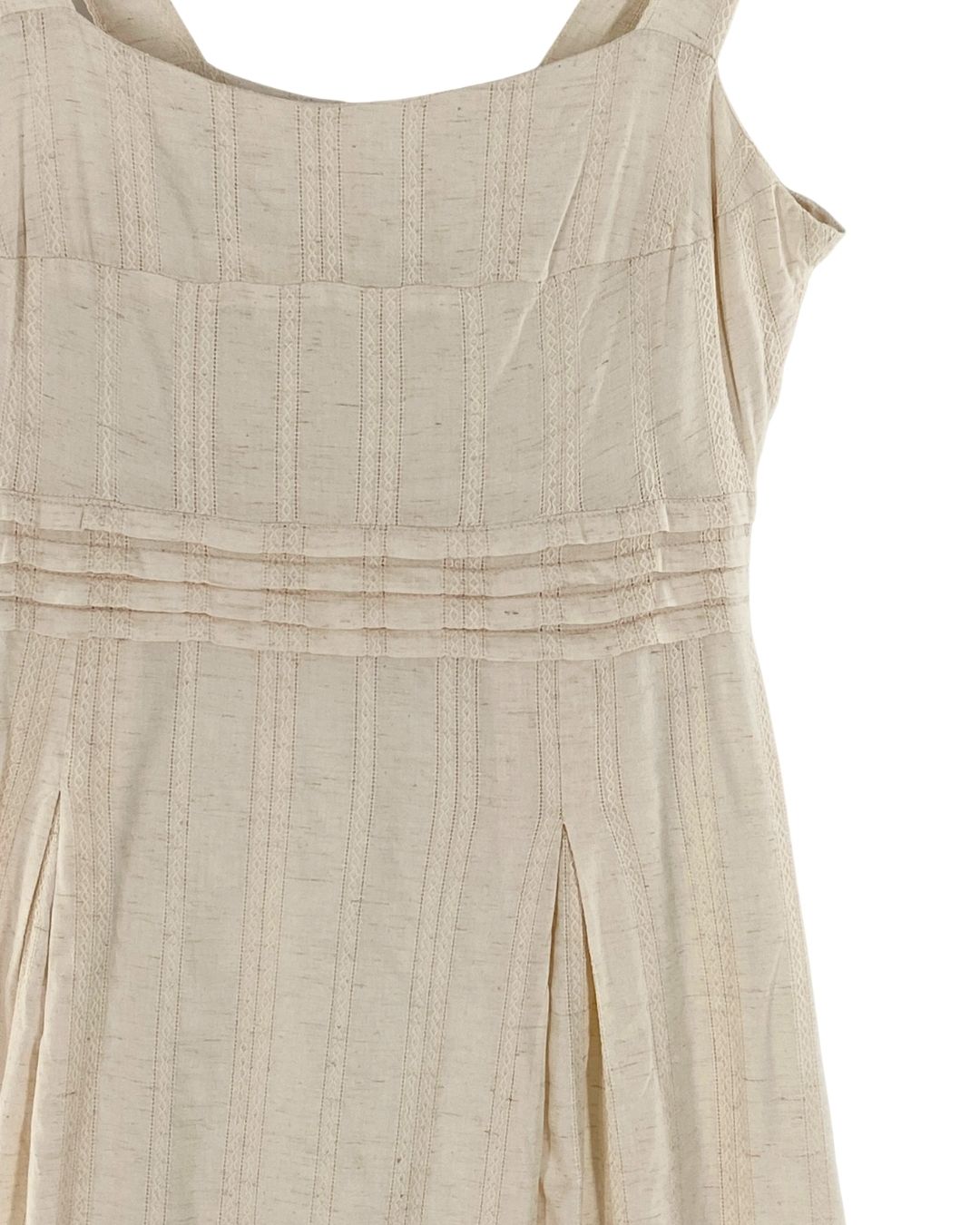 Vestido midi de tiras