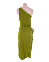 Vestido midi one shouder