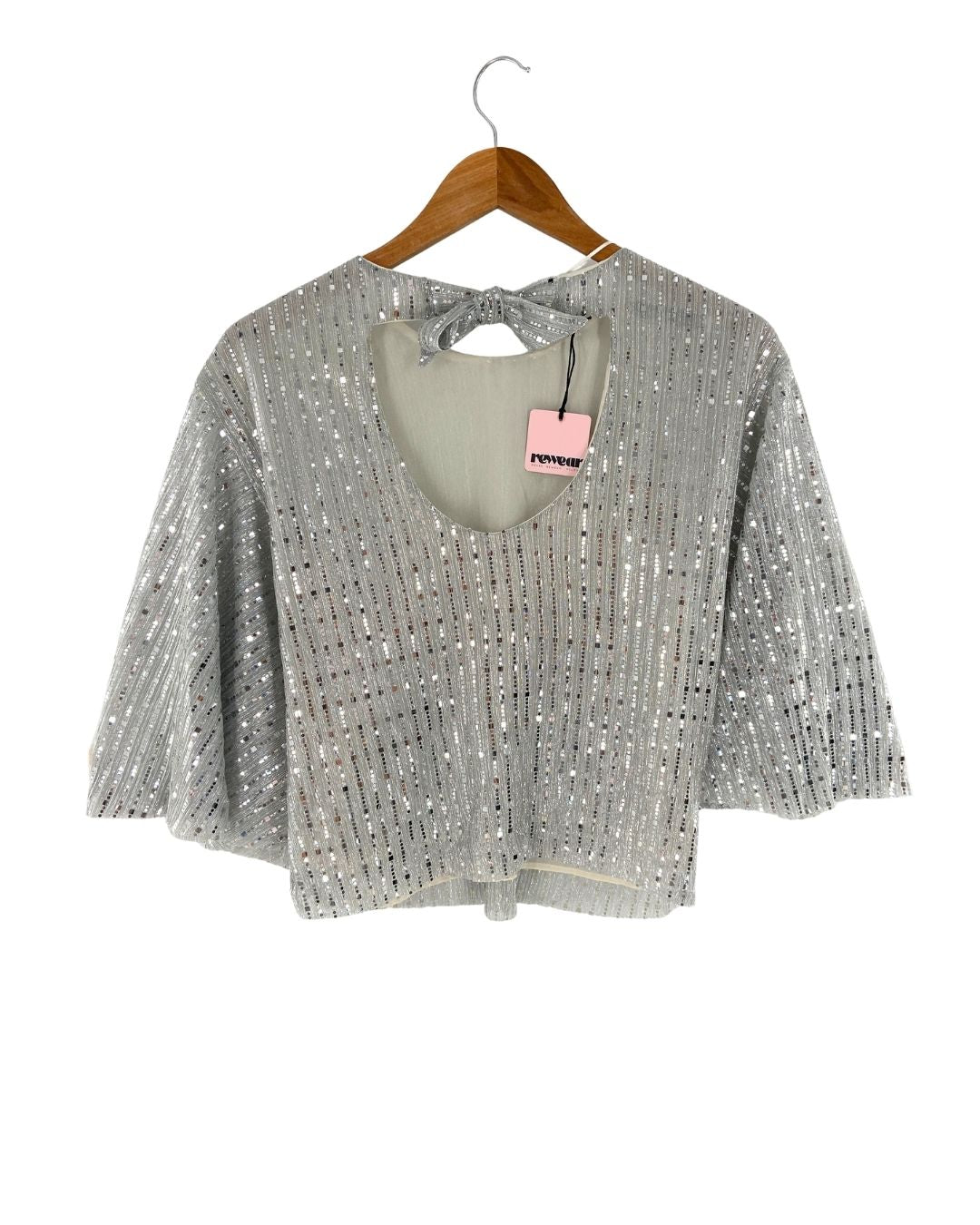 Blusa anudada al cuello