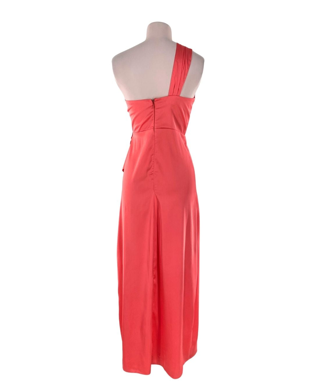Maxi vestido satinado