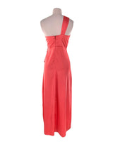 Maxi vestido satinado