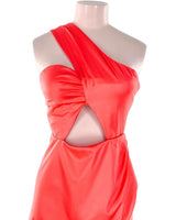 Maxi vestido satinado