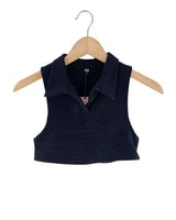 Blusa crop sleeveless