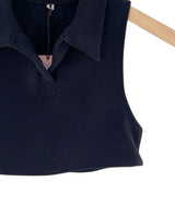 Blusa crop sleeveless