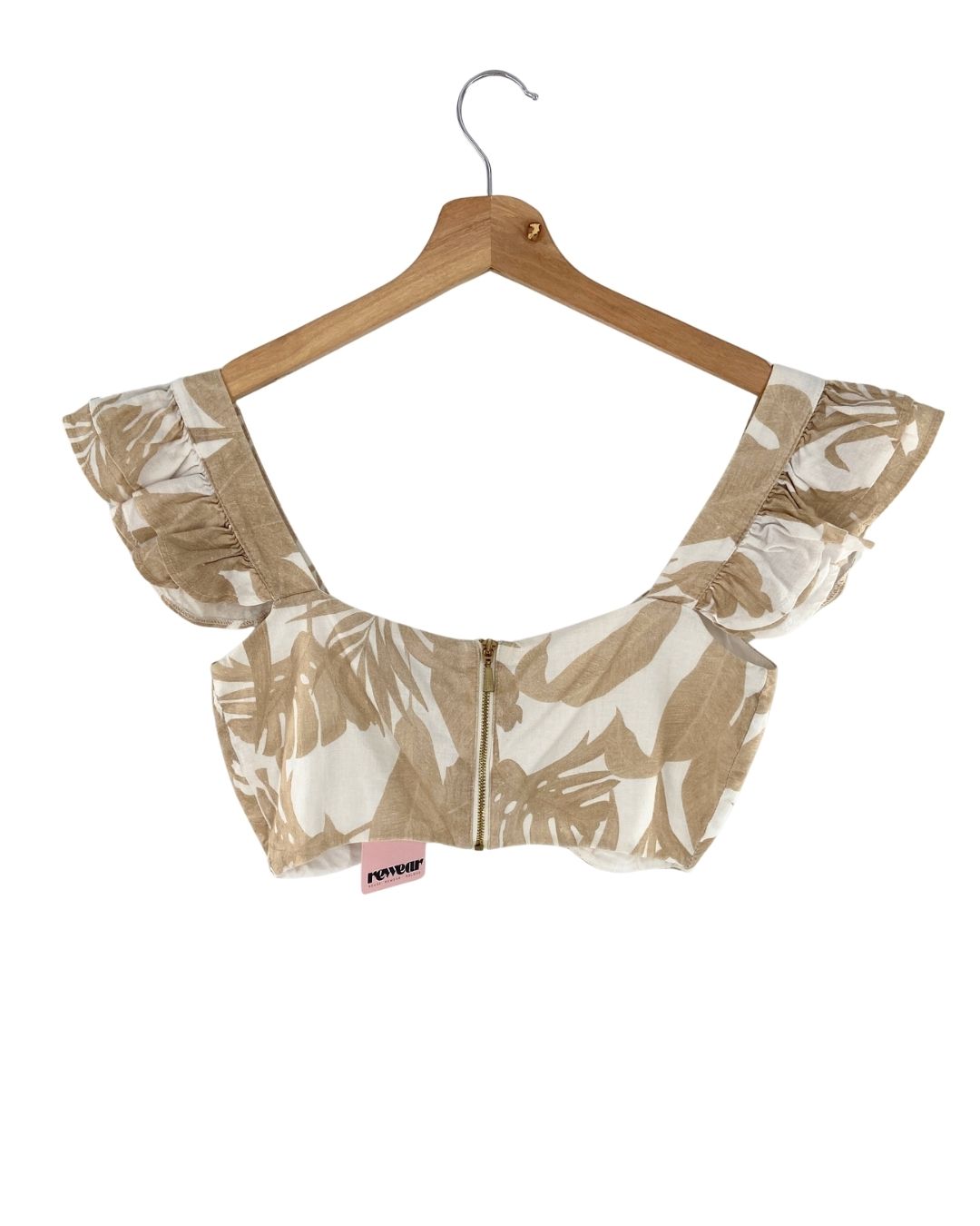 Crop top de tiras con print