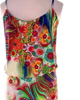 Maxi vestido de tiras licrado