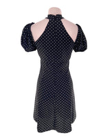 Vestido mini al cuello print