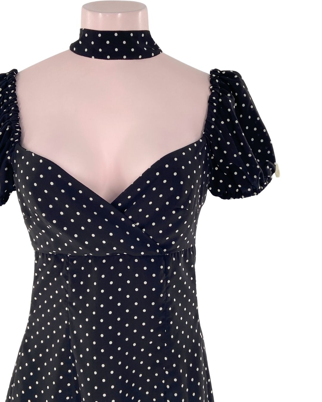 Vestido mini al cuello print