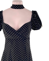 Vestido mini al cuello print