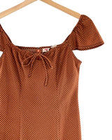 Vestido tiras en vuelo mini