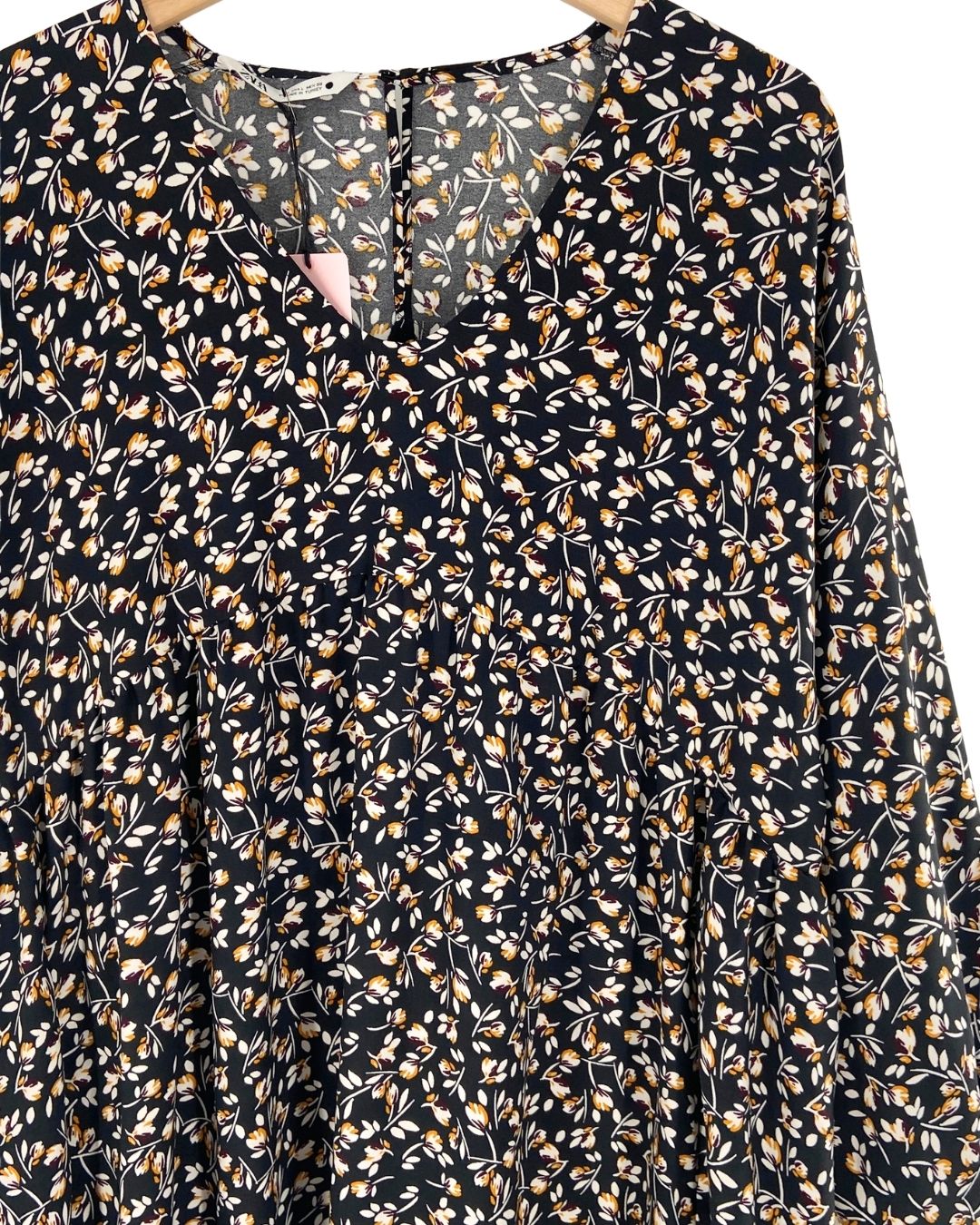 Vestido mini oversize print