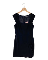 Vestido midi escote cuadrado