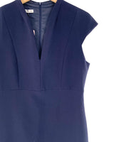 Vestido midi suit manga puente