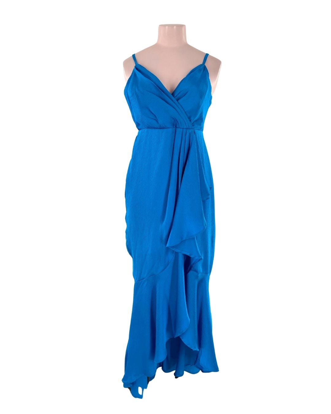 Vestido de tiras satinado