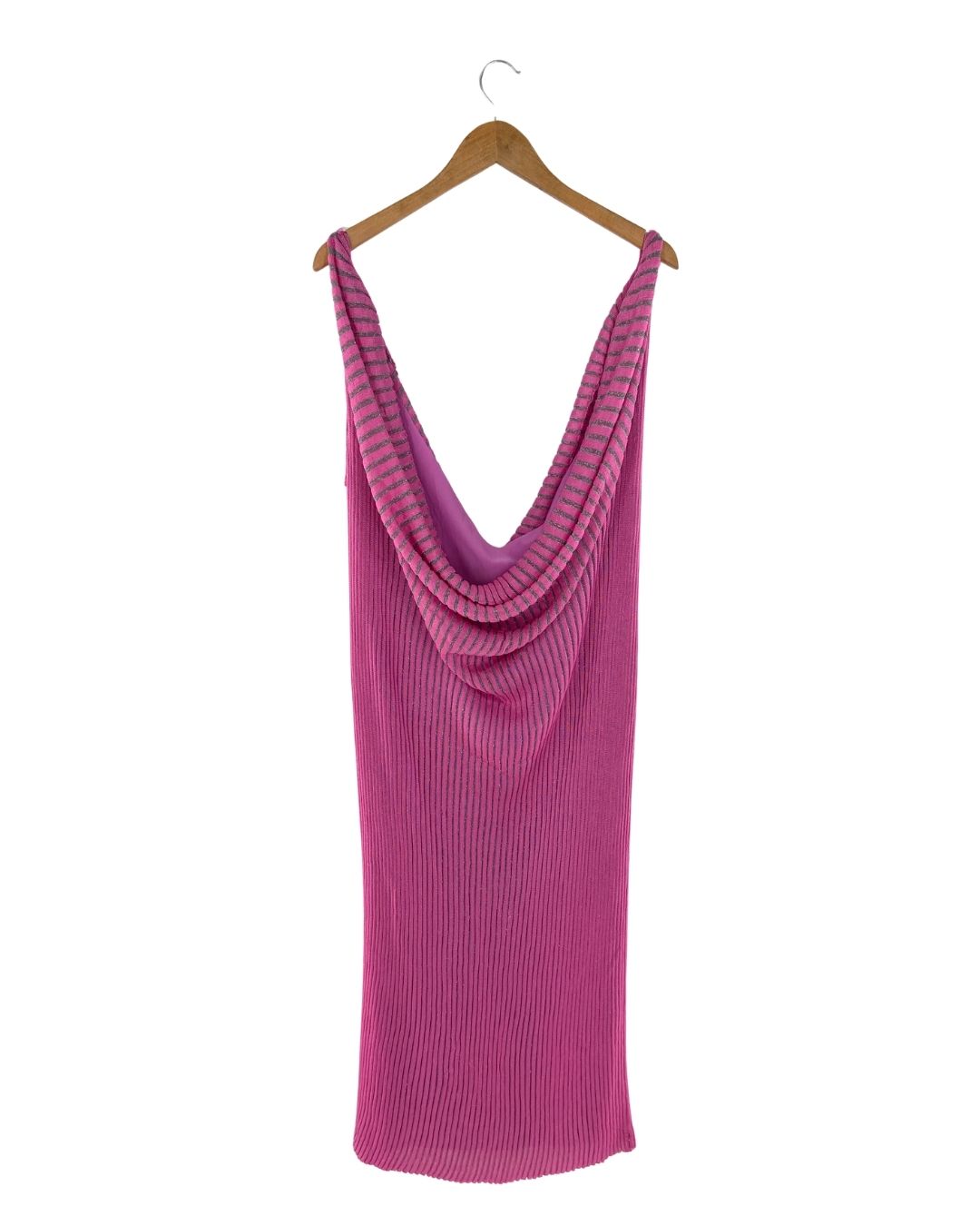Vestido oversize escote caido