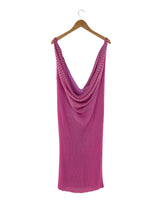 Vestido oversize escote caido