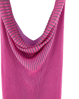 Vestido oversize escote caido