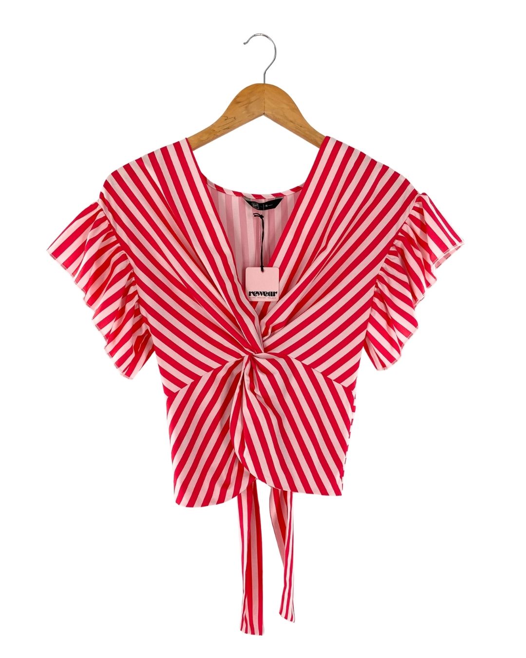 Blusa anudada en espalda