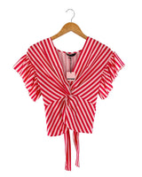 Blusa anudada en espalda