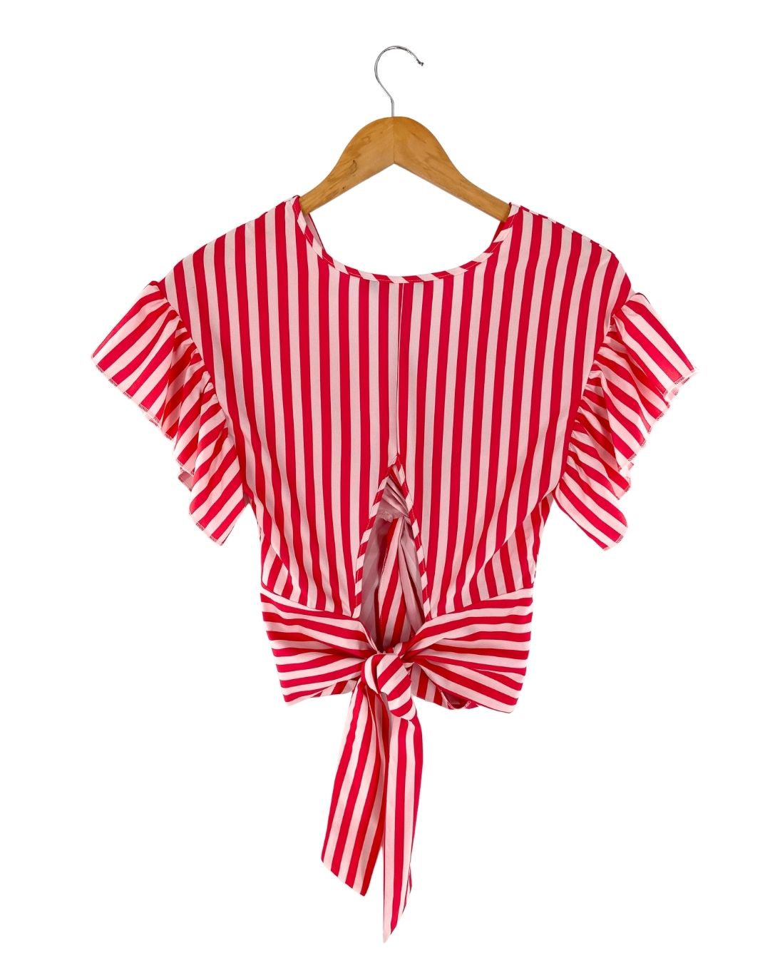 Blusa anudada en espalda