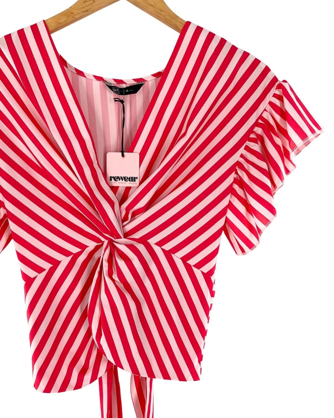 Blusa anudada en espalda