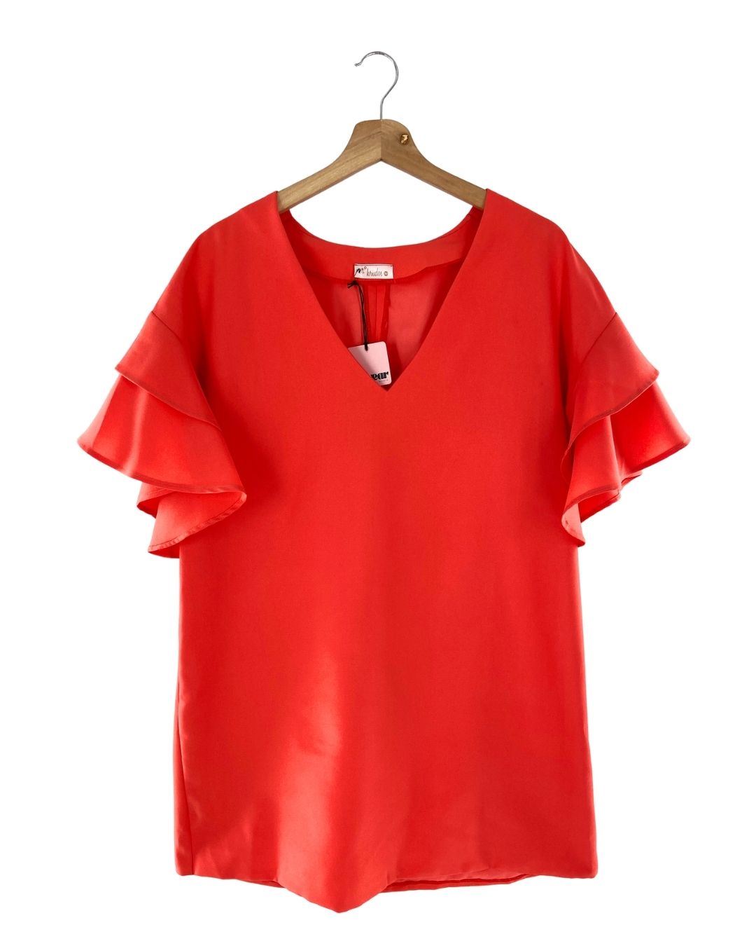Vestido mini con vuelo