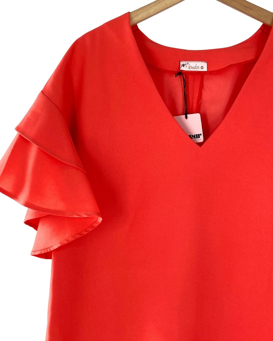 Vestido mini con vuelo