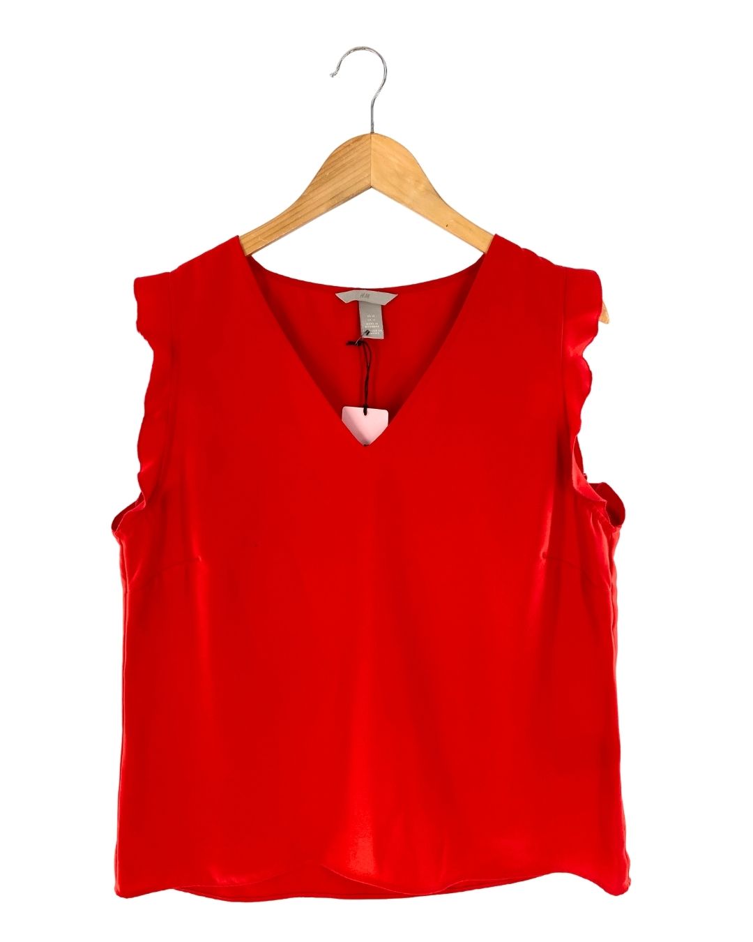 Blusa sleeveless cuello en V