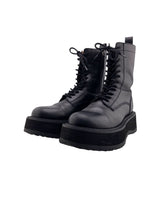 Botas de plataforma con cordon