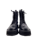 Botas de plataforma con cordon