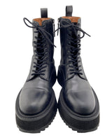 Botas de plataforma con cordon
