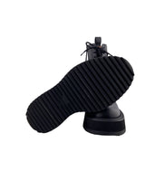 Botas de plataforma con cordon