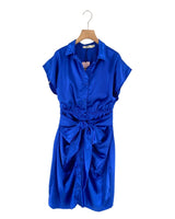 Vestido midi satinado