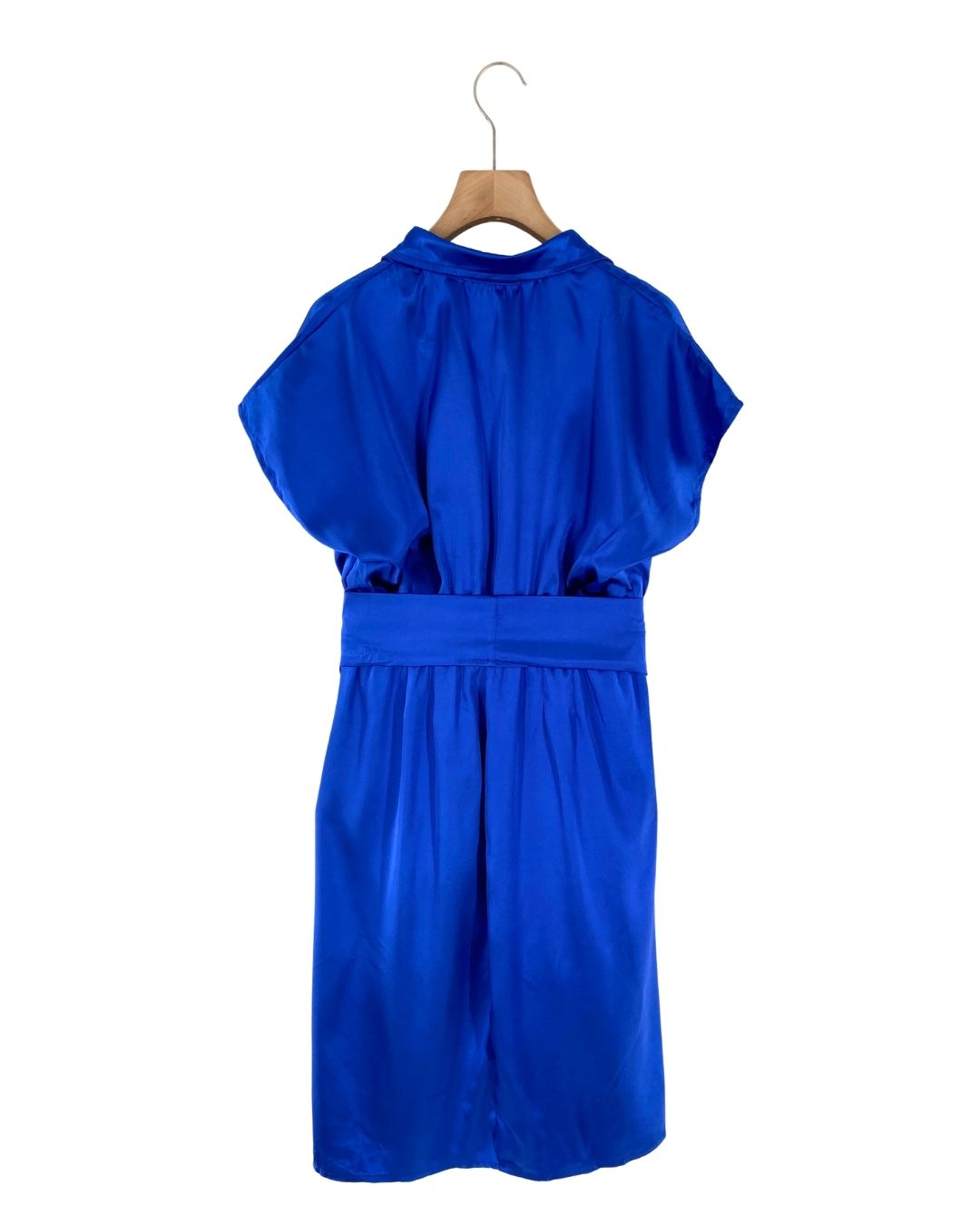 Vestido midi satinado