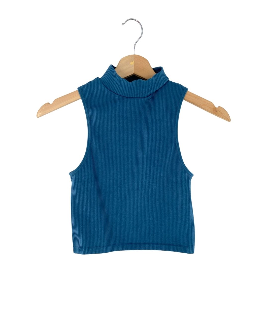 Blusa crop sleeveless canale