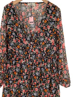 Maxi vestido traslucido print