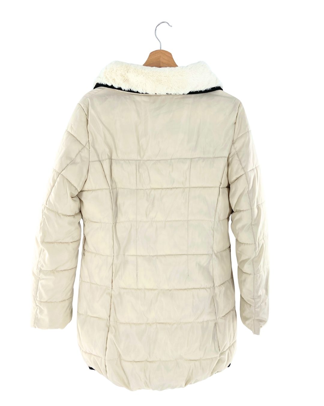 Chaqueta midi acolchada