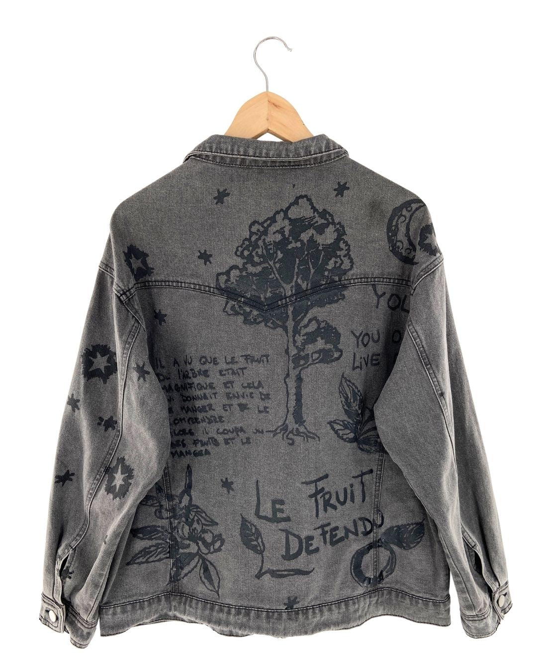 Chaqueta abotonada print