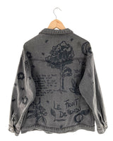 Chaqueta abotonada print